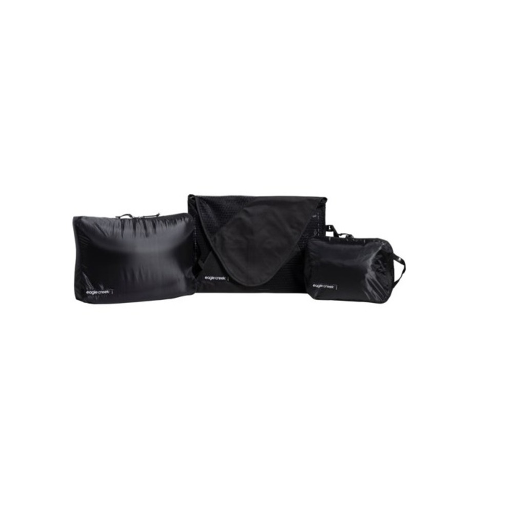Eagle Creek Travel Packing Set 3-Piece Organizer Black